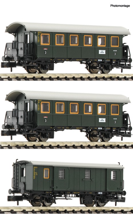 Picture of Fleischmann 6260023 N 3-tlg. Set: Personenzug, DB, DC