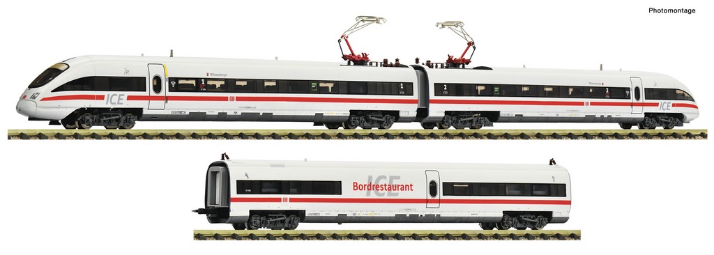 Bild von Fleischmann 7760006 N 3-tlg. Set: Elektrischer ICE-Triebwagenzug BR 411, DB AG, DC