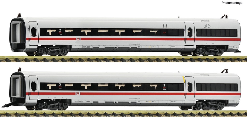 Bild von Fleischmann 7760007 N 2-tlg. Set 1: Zwischenwagen ICE-T (BR 411), DB AG, DC