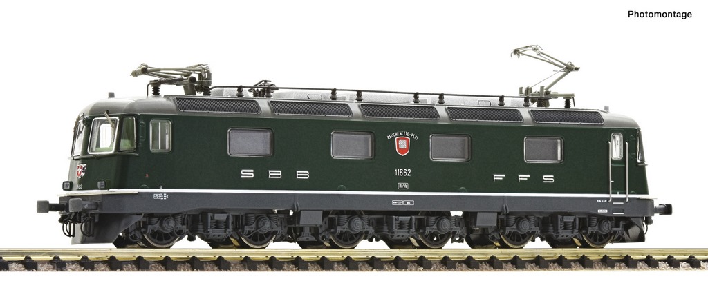 Bild von Fleischmann 734126 N Elektrolokomotive Re 6/6 11662, SBB, DC