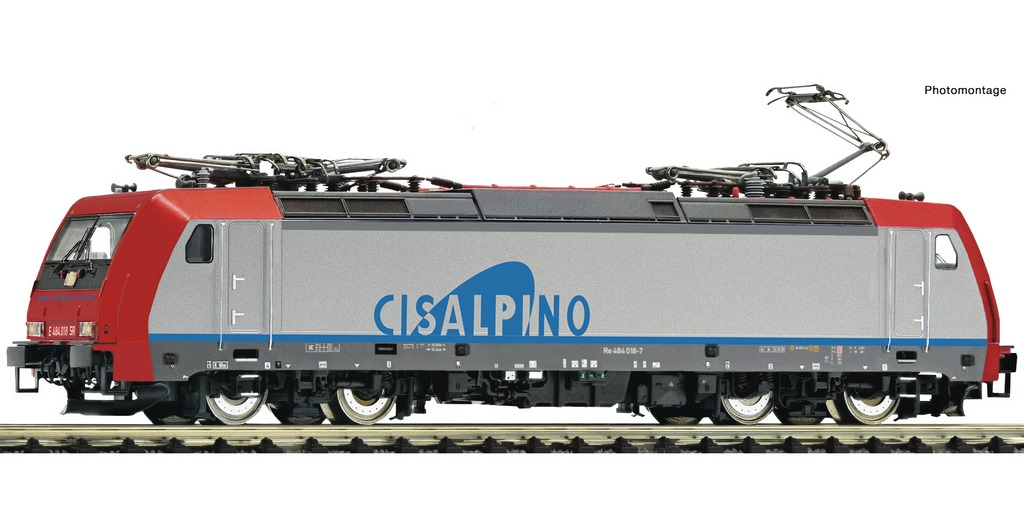 Bild von Fleischmann 7560017 N Elektrolokomotive Re 484 018-7, Cisalpino, DC