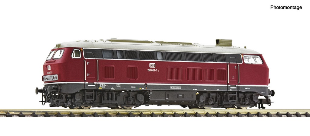 Bild von Fleischmann 7370008 N Diesellokomotive 210 007-1, DB, DCC