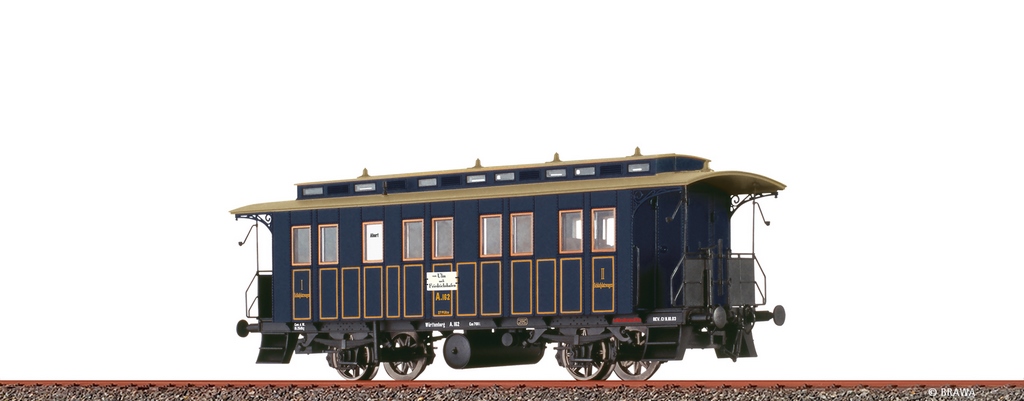 Bild von Brawa 45619 H0 Schlafplatzwagen A K.W.St.E. DC