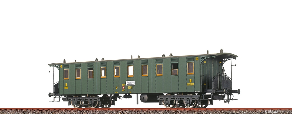 Bild von Brawa 45714 H0 Personenwagen C4 SBB DC