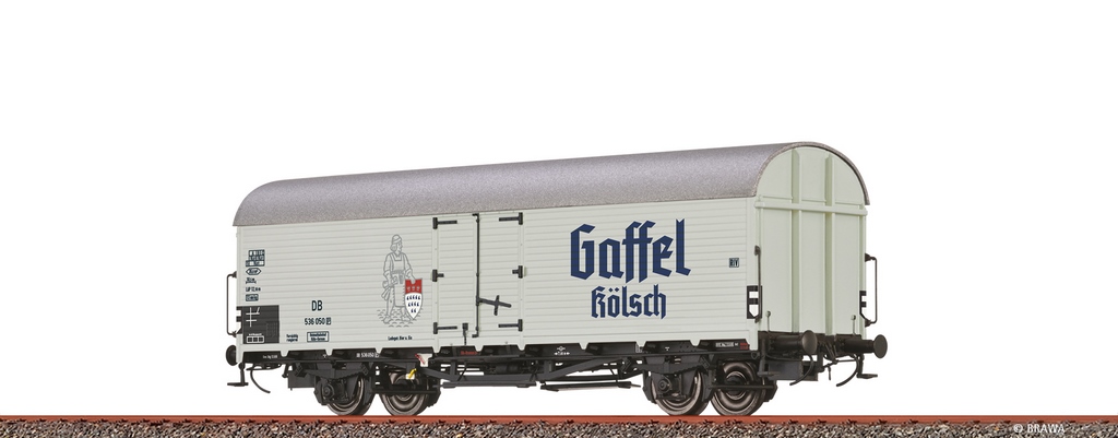 Bild von Brawa 47642 H0 Kühlwagen Tnfhs38 Gaffel Kölsch DB DC