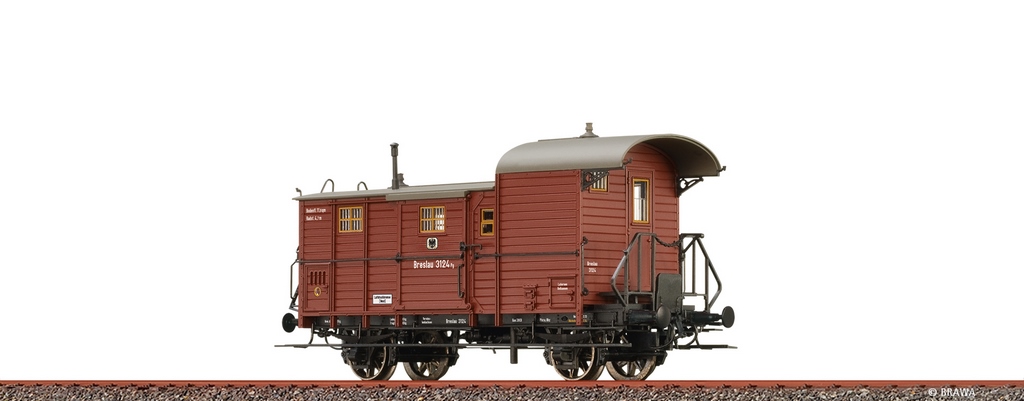 Bild von Brawa 48367 H0 Güterzuggepäckwagen Pg K.P.E.V. DC