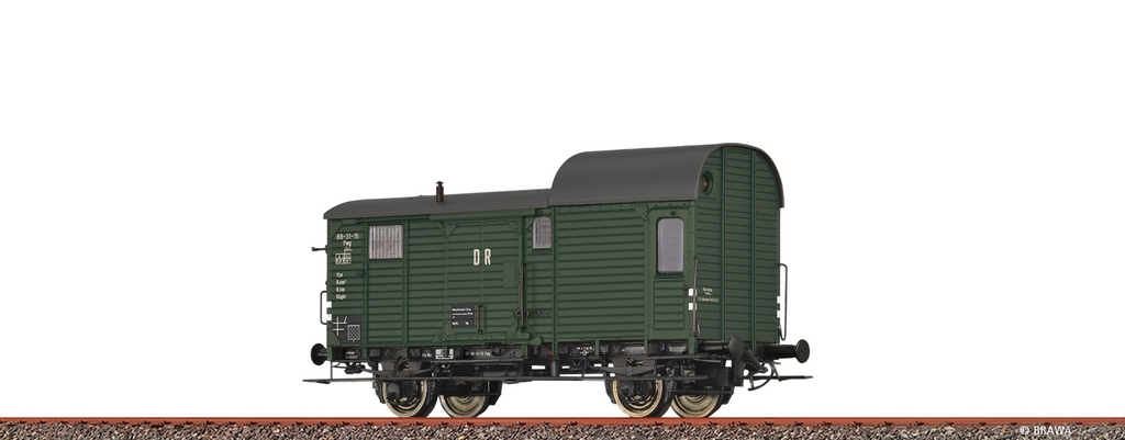 Bild von Brawa 49432 H0 Güterzuggepäckwagen Pwg DR DC