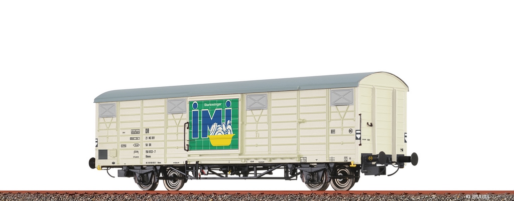 Bild von Brawa 49927 H0 Gedeckter Güterwagen Glmms IMI DR DC