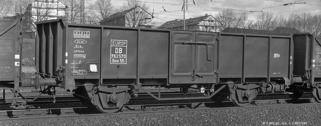 Bild von Brawa 50059 H0 Offener Güterwagen Omm55 DB DC