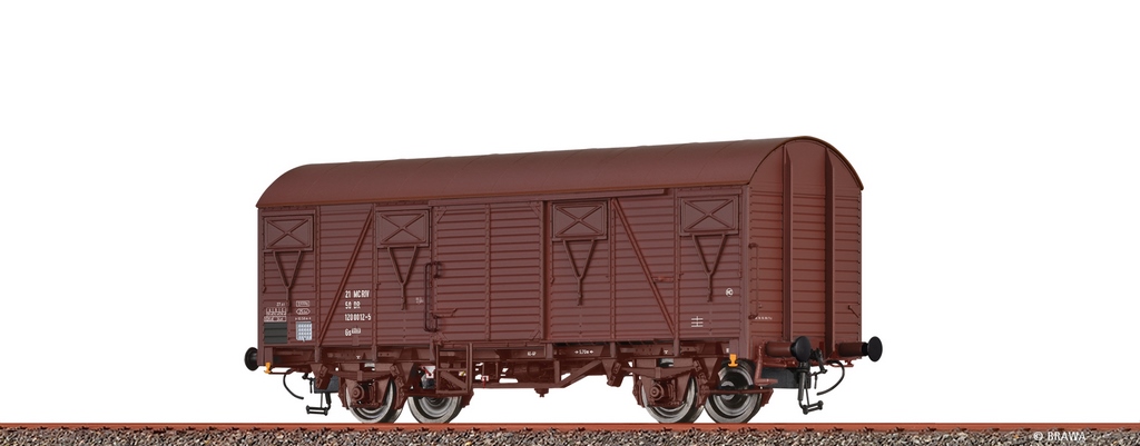 Bild von Brawa 50146 H0 Gedeckter Güterwagen Gs[1200] DR DC