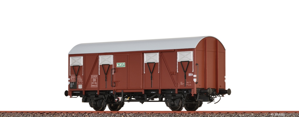 Bild von Brawa 50153 H0 Gedeckter Güterwagen Gmms40 Kali DB DC