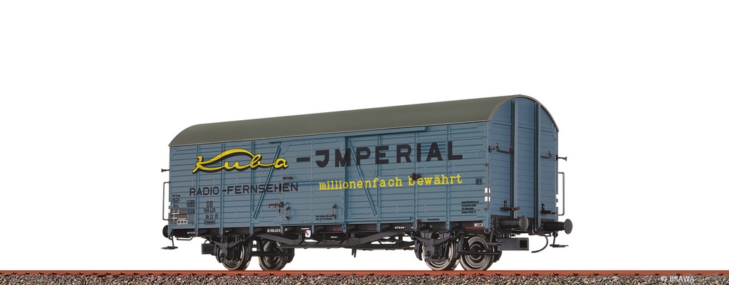 Bild von Brawa 50934 H0 Gedeckter Güterwagen Glr22 Kuba Imperial DB DC