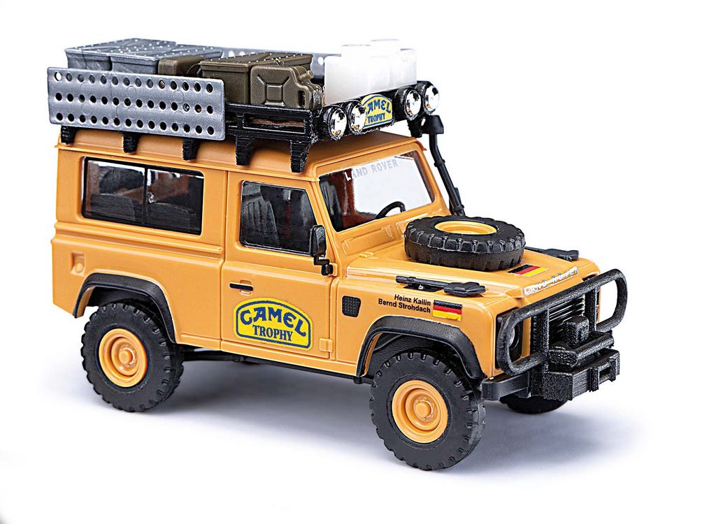 Bild von Busch 54311 H0 Rover Defender 90, Camel Trophy