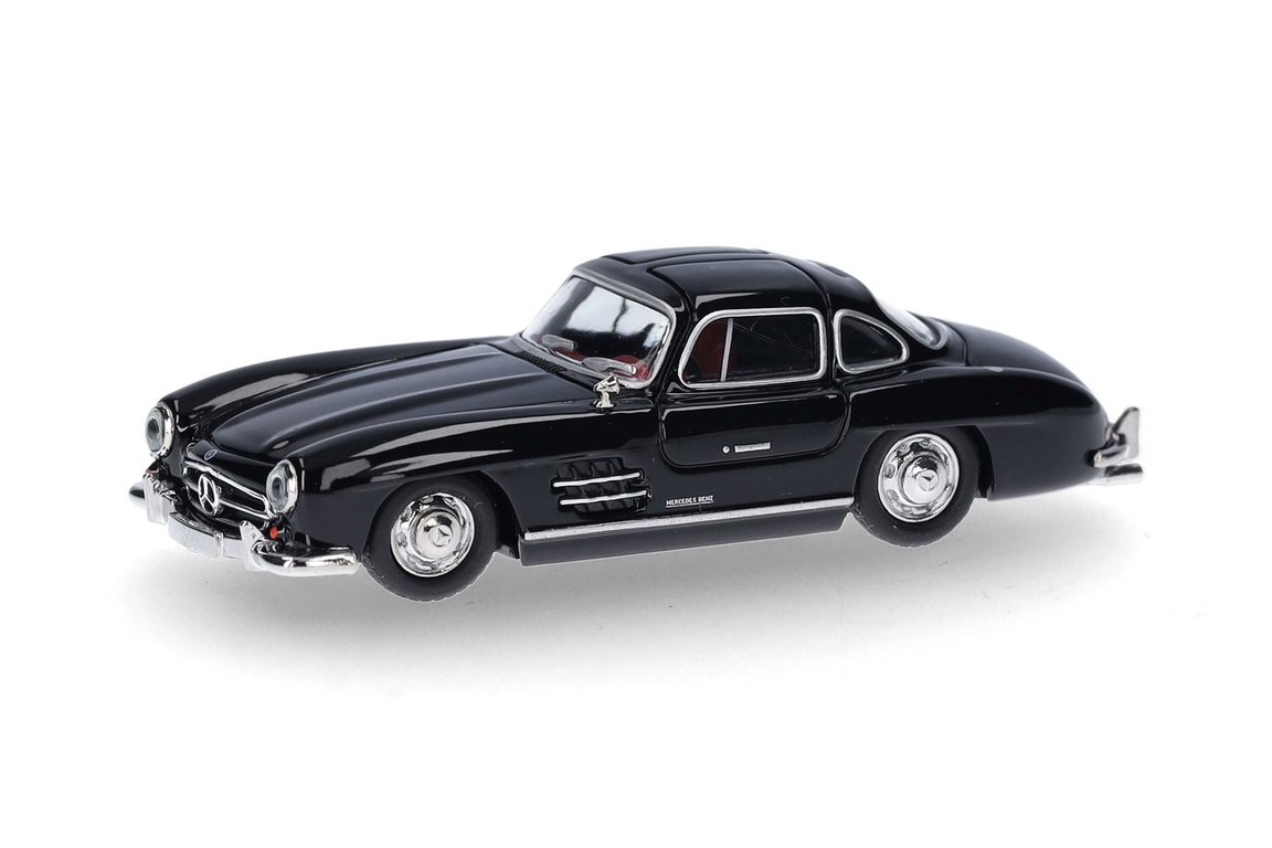 Bild von Herpa 421089 H0 Mercedes-Benz 300 SL Flügeltürer, schwarz