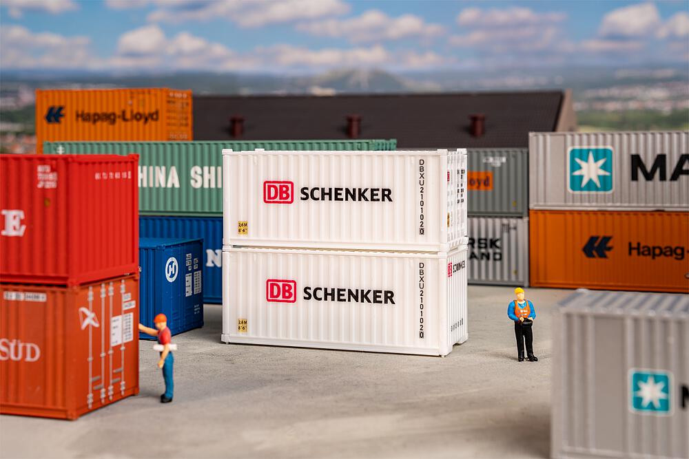 Bild von Faller 182053 H0 20´ Container DB, 2er-Set