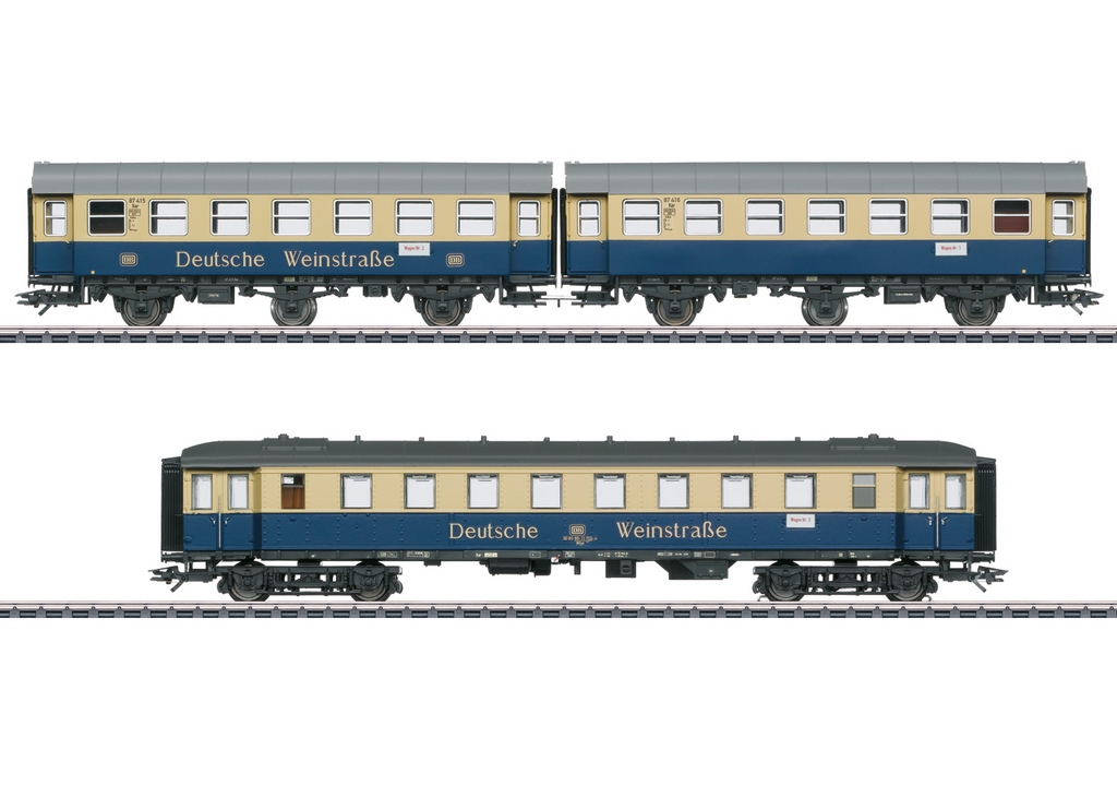 Bild von Märklin 43189 H0 Personenwagen-Set Deutsche Weinstraße