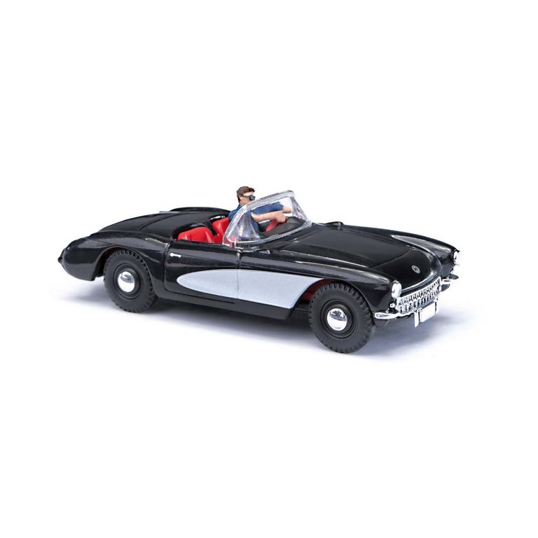 Bild von Busch 45435 H0 Chevrolet Corvette mit Figur