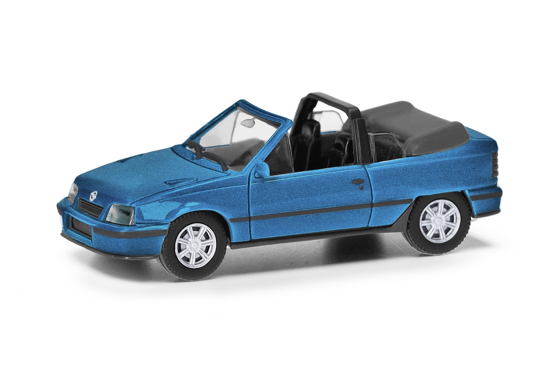 Bild von Herpa 430920 H0 Opel Kadett E Gsi Cabrio, laserblaumetallic