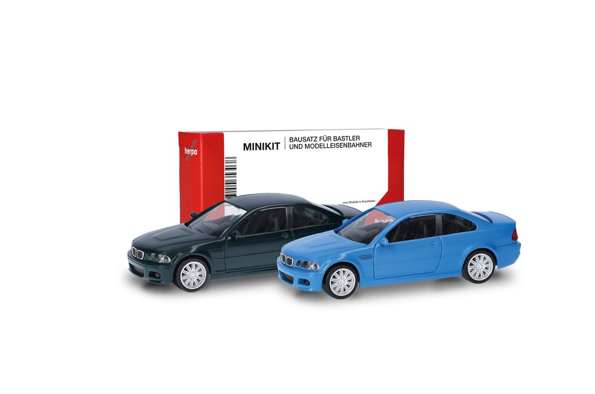 Bild von Herpa 014007 H0 MiKi BMW 3er M-Coupé blau-rot