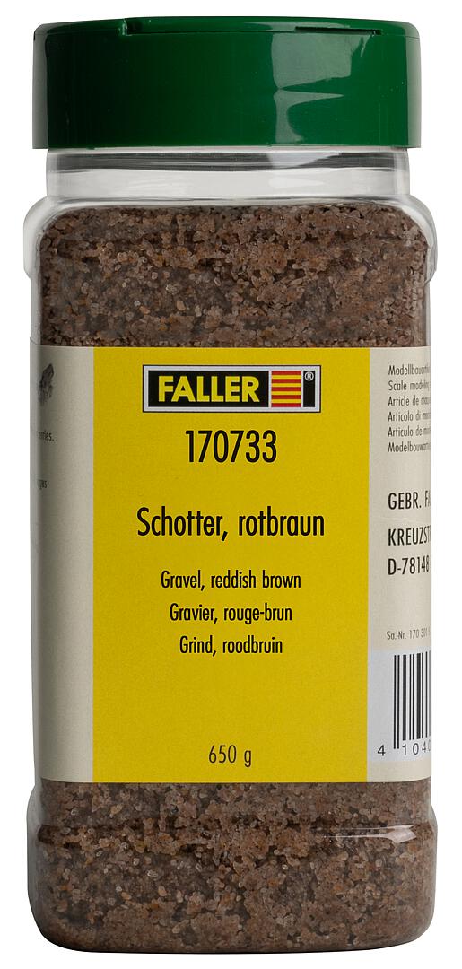 Picture of Faller 170733 Schotter, rotbraun, 650 gr