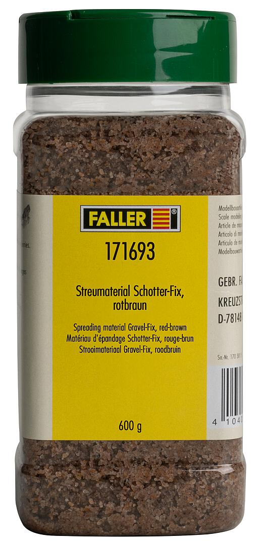 Picture of Faller 171693 Streumaterial Schotter-Fix, rotbraun, 600 g