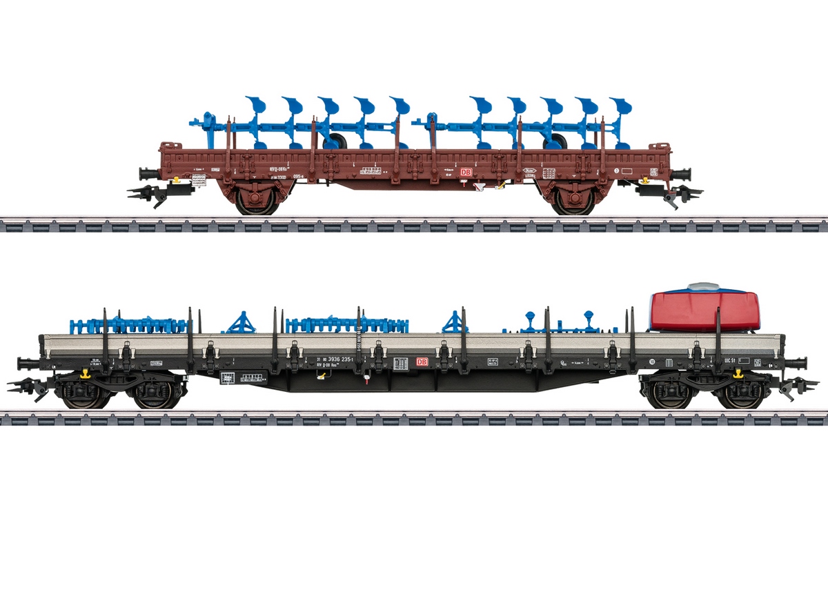 Bild von Märklin 46405 H0 Güterwagen-Set 1 Landwirtschaftliche Geräte DB AG