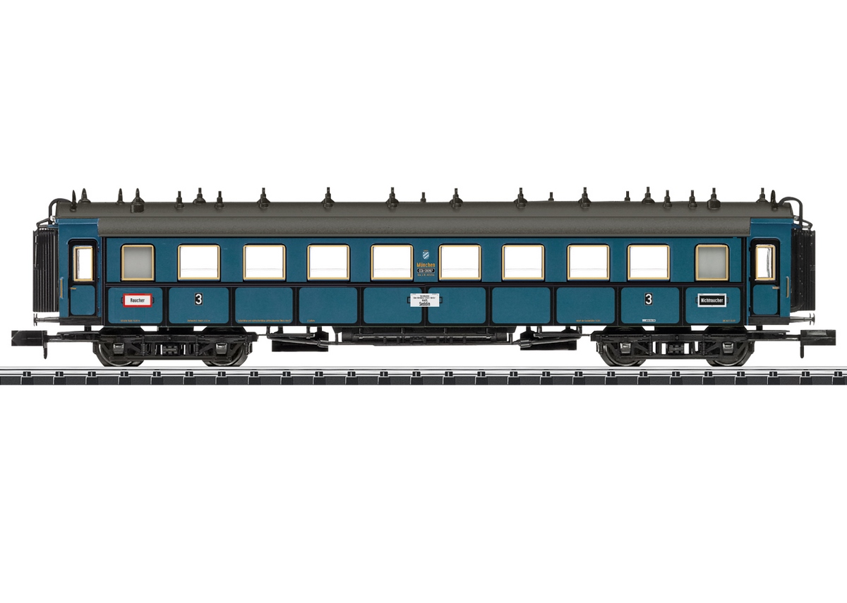 Bild von Trix 15325 N Bayerischer Schnellzugwagen 3. Kl. DRG blau