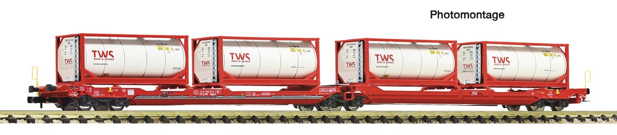 Bild von Fleischmann 6660054 N Doppeltaschen-Gelenkwagen T3000e ÖBB