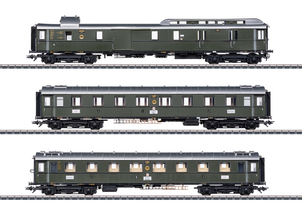 Bild von Märklin 42490 H0 Schnellzugwagen-Set FD 226 DRG