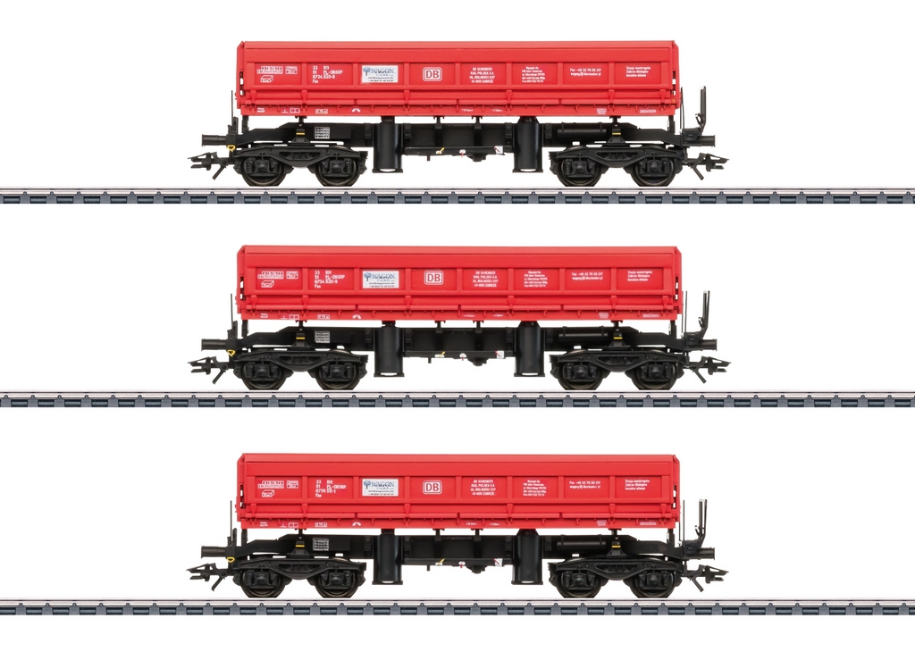 Picture of Märklin 48458 H0 Seitenkippwagen-Set DB Schenker