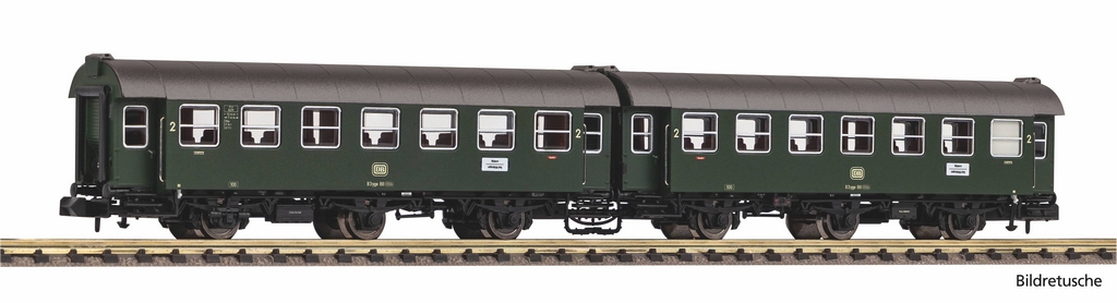 Picture of Piko 40764 N 2er Set Umbauwagen B3yg & B3yg DB IV