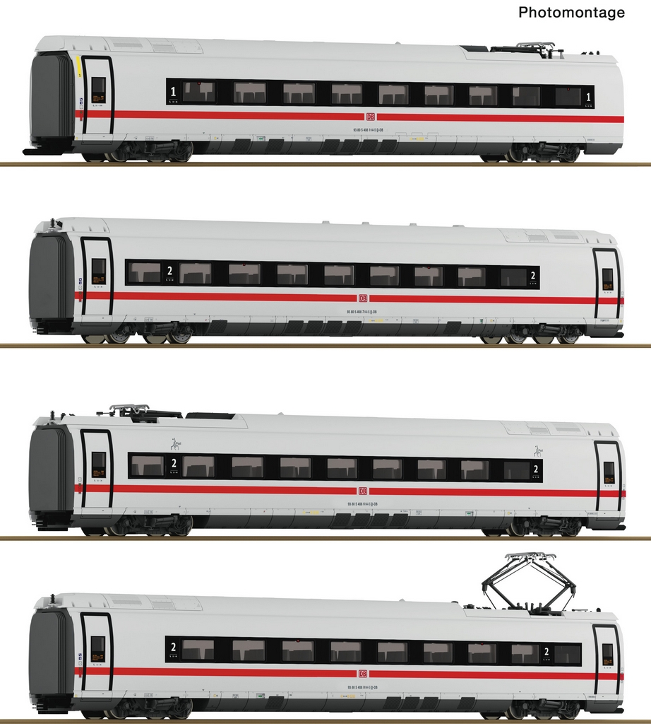 Picture of Roco 7700018 H0 Ergänzung ICE3neo 4-teilig