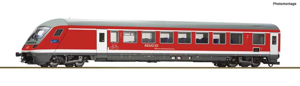 Picture of Roco 6210098 H0 RE-Steuerwagen München-Nürnberg-Express DB-AG DCC