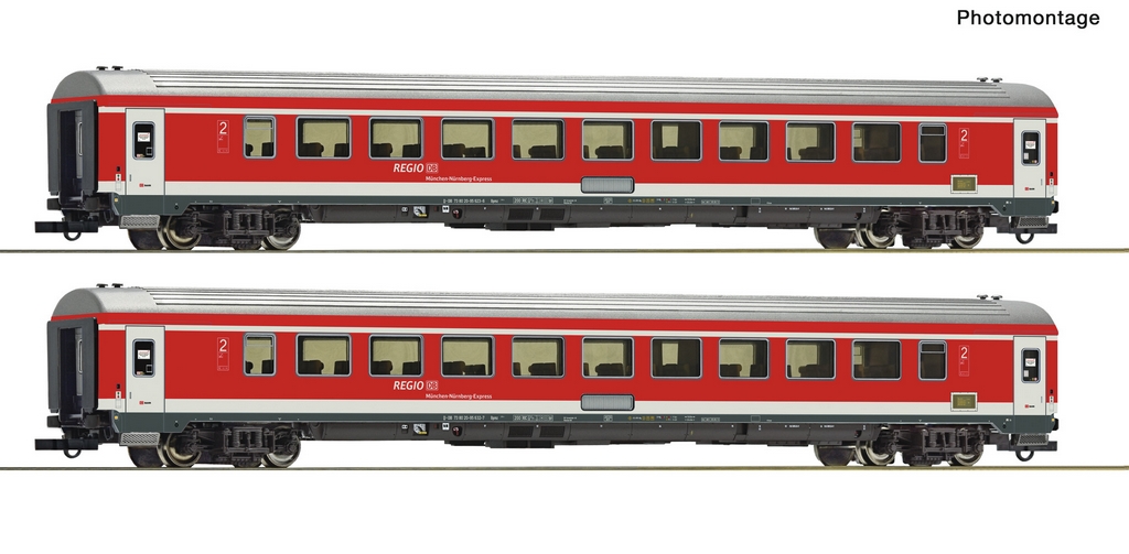 Bild von Roco 6200097 H0 2er Set München-Nürnberg-Express DB-AG Teil 2