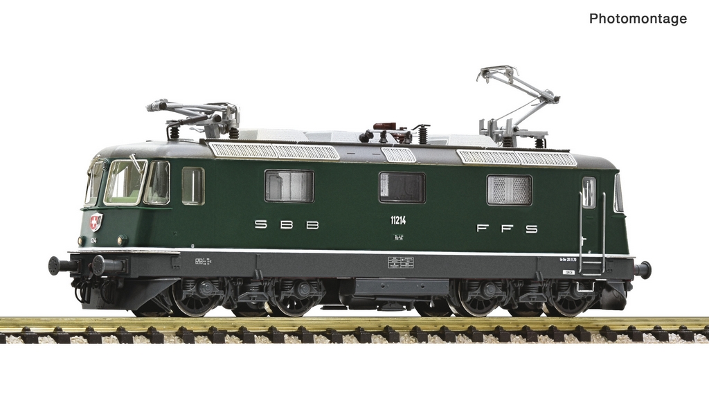 Bild von Fleischmann 732471 N E-Lok Re 4/4 II grün SBB Sound