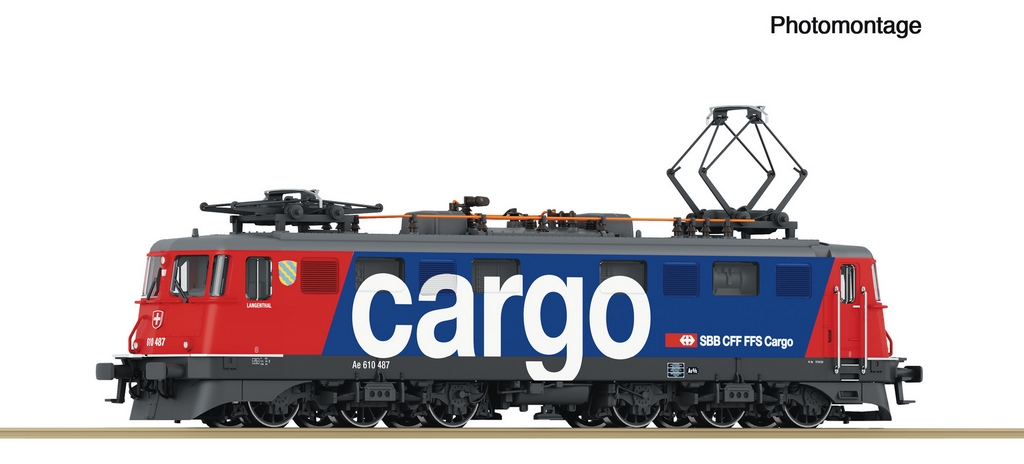 Picture of Fleischmann 7560063 N E-Lok Ae 610 SBB Cargo