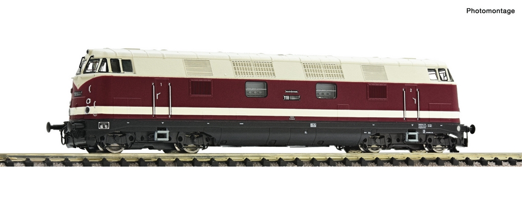 Bild von Fleischmann 7370028 N Diesellok BR 118 DR Sound