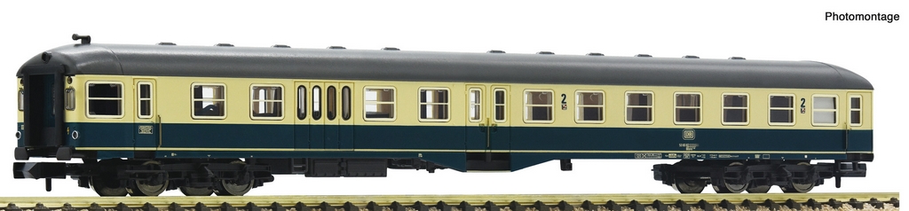 Picture of Fleischmann 6260052 N Mitteleinstiegs-Steuerwagen ozean/beige DB