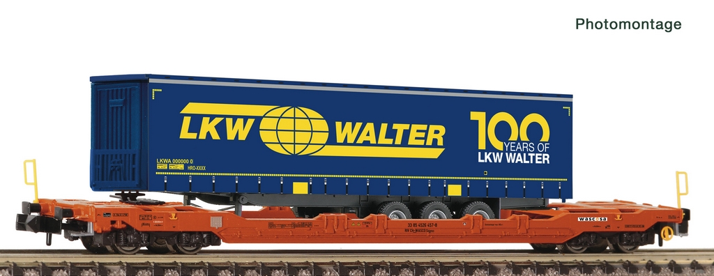 Bild von Fleischmann 6660083 N Taschenwagen T5 + LKW Walter