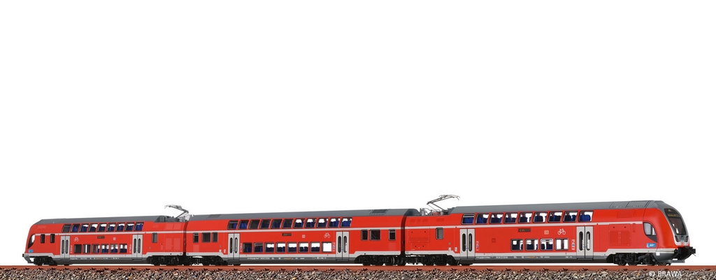 Picture of Brawa 44588 H0 TWINDEXX Vario® Doppelstock-Triebzug DB AG, 3er-Set (Nürnberg Hbf)