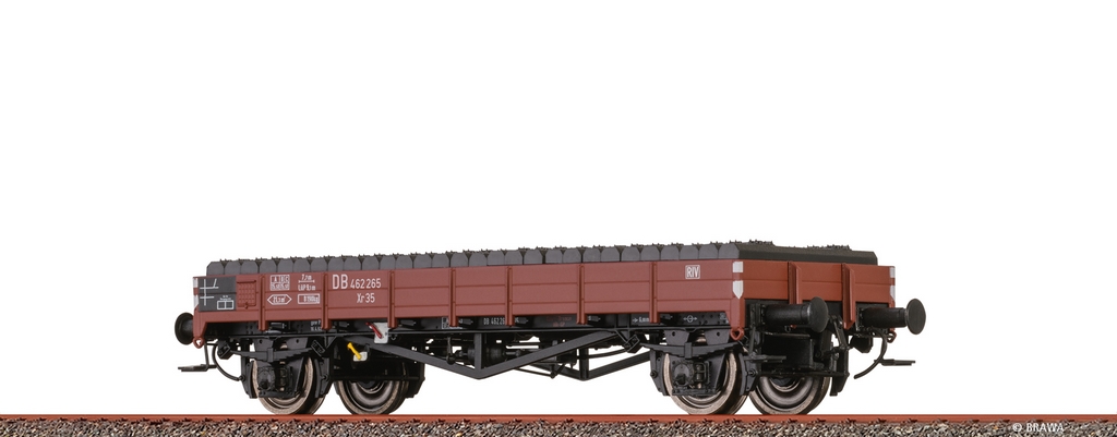 Picture of Brawa 50887 H0 Flachwagen Xr35 DB, mit Ladegut Schwellen