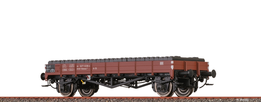 Picture of Brawa 50888 H0 Flachwagen Xr35 DB, mit Ladegut Schwellen