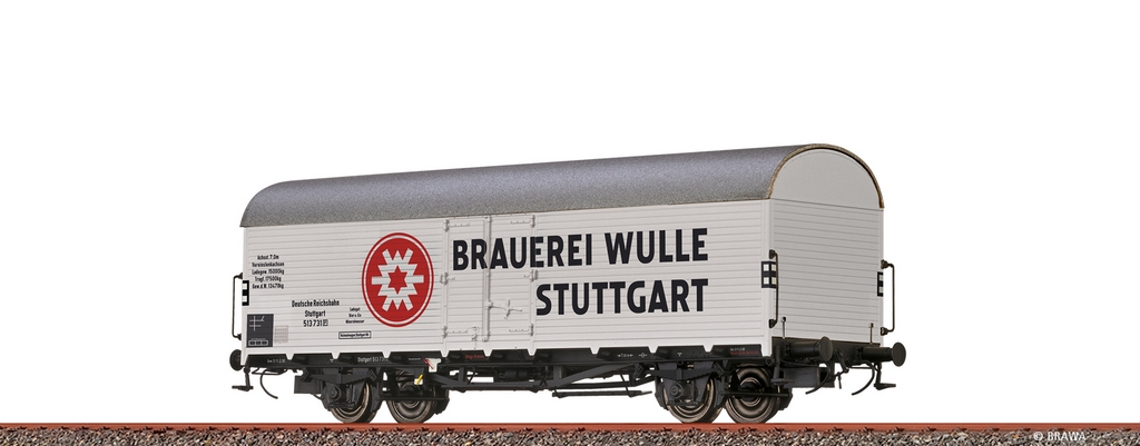 Picture of Brawa 50952 H0 Kühlwagen Tnfhs38 Brauerei Wulle DRG