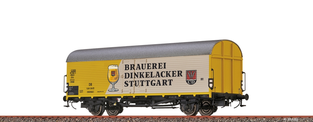 Picture of Brawa 50958 H0 Kühlwagen Tnfhs38 Brauerei Dinkelacker DB