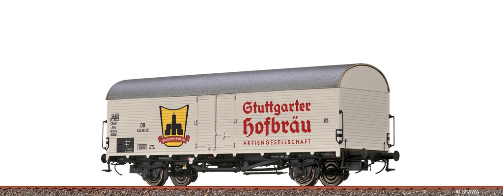 Picture of Brawa 50971 H0 Kühlwagen Tnfhs38 Stuttgarter Hofbräu DB