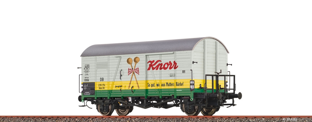 Picture of Brawa 51135 H0 Gedeckter Güterwagen Gms30 Knorr DB