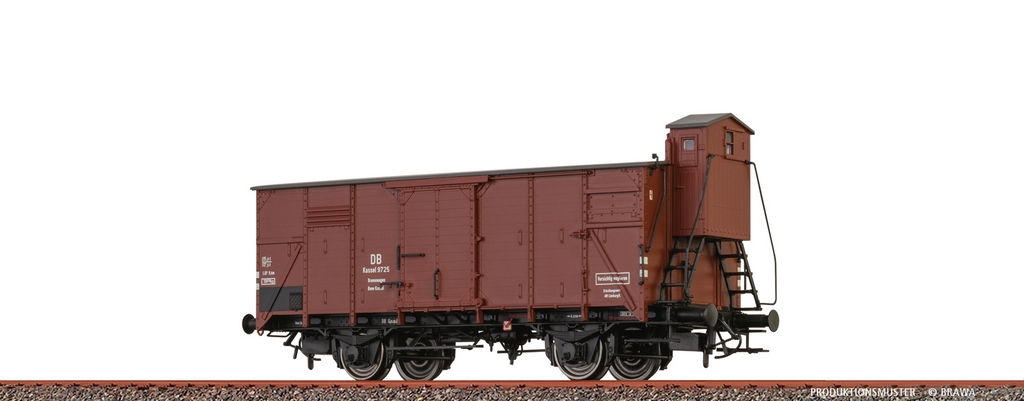 Picture of Brawa 51247 H0 Gedeckter Güterwagen G 02 Bremswagen DB