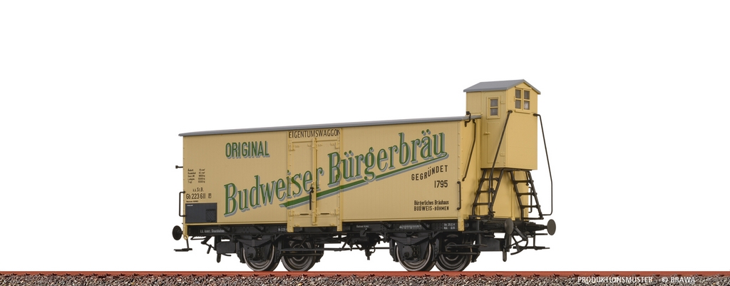 Picture of Brawa 51260 H0 Bierwagen Budweiser Bürgerbräu k.k.St.B.