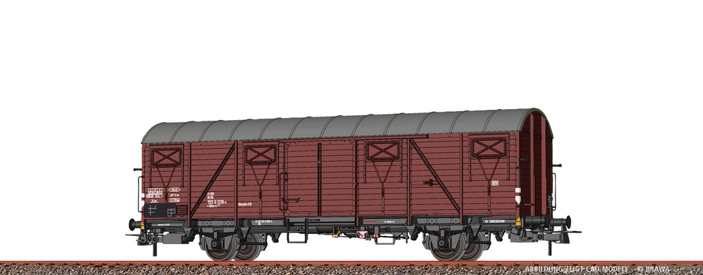 Picture of Brawa 51294 H0 Gedeckter Güterwagen Gbrs-v245 DB