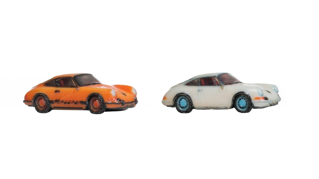 Bild von Noch 44606 Z Porsche 911 2 Stück, orange und weiß